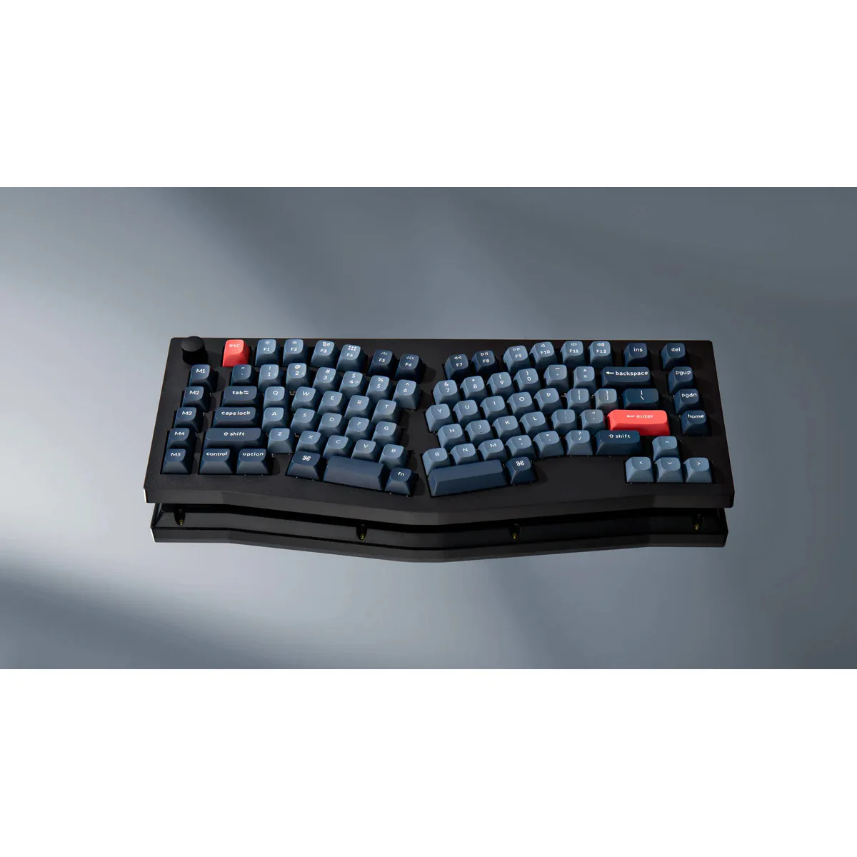 Keychron V10 Max QMK/VIA 75% Alice Fully Assembled Knob RGB Backlight Hot-Swappable Wireless Custom Mechanical Keyboard - Carbon Black (Gateron Jupiter Red Switch, Gateron Jupiter Brown Switch, Gateron Jupiter Banana Switch (V10M-D1, V10M-D3, V10M-D4) - Image 6