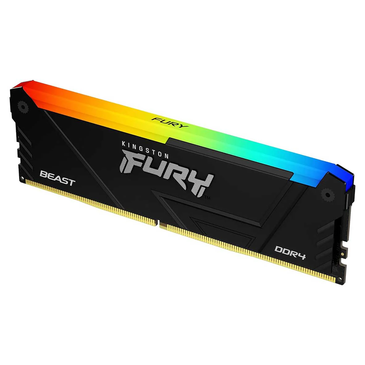 Kingston Beast Fury 16GB (1x16GB) DDR4 RGB XMP 3600MT/s CL18-22-22 Memory (Black) (KF436C18BB2A/16) - Image 2