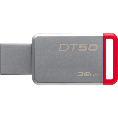 Kingston Data Traveler DT50/32GBFR (Red) - Image 2