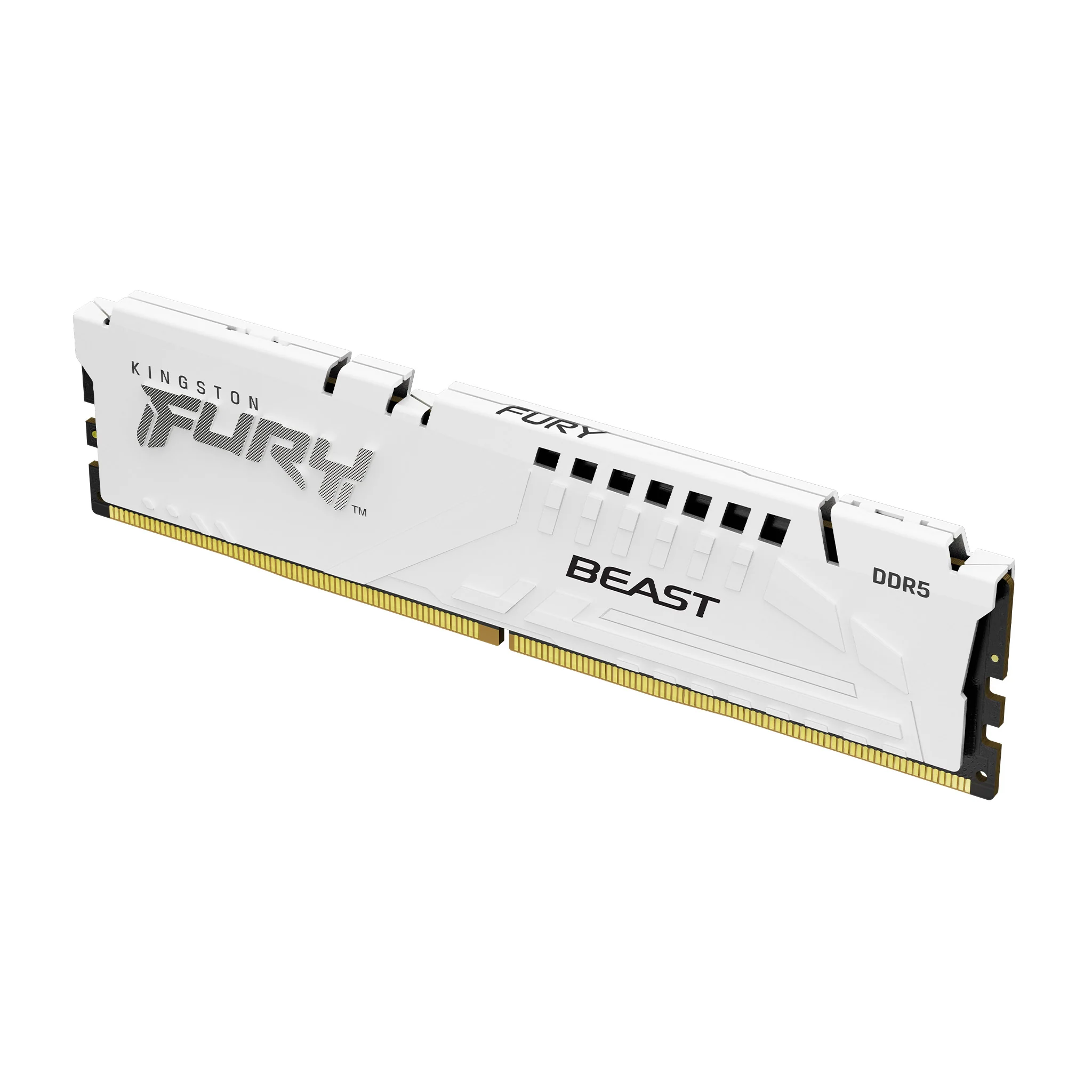 Kingston Fury Beast 16GB (1X16GB) DDR5 Expo 6000MT/S CL36 Memory (White) (KF560C36BWE-16) - Image 2