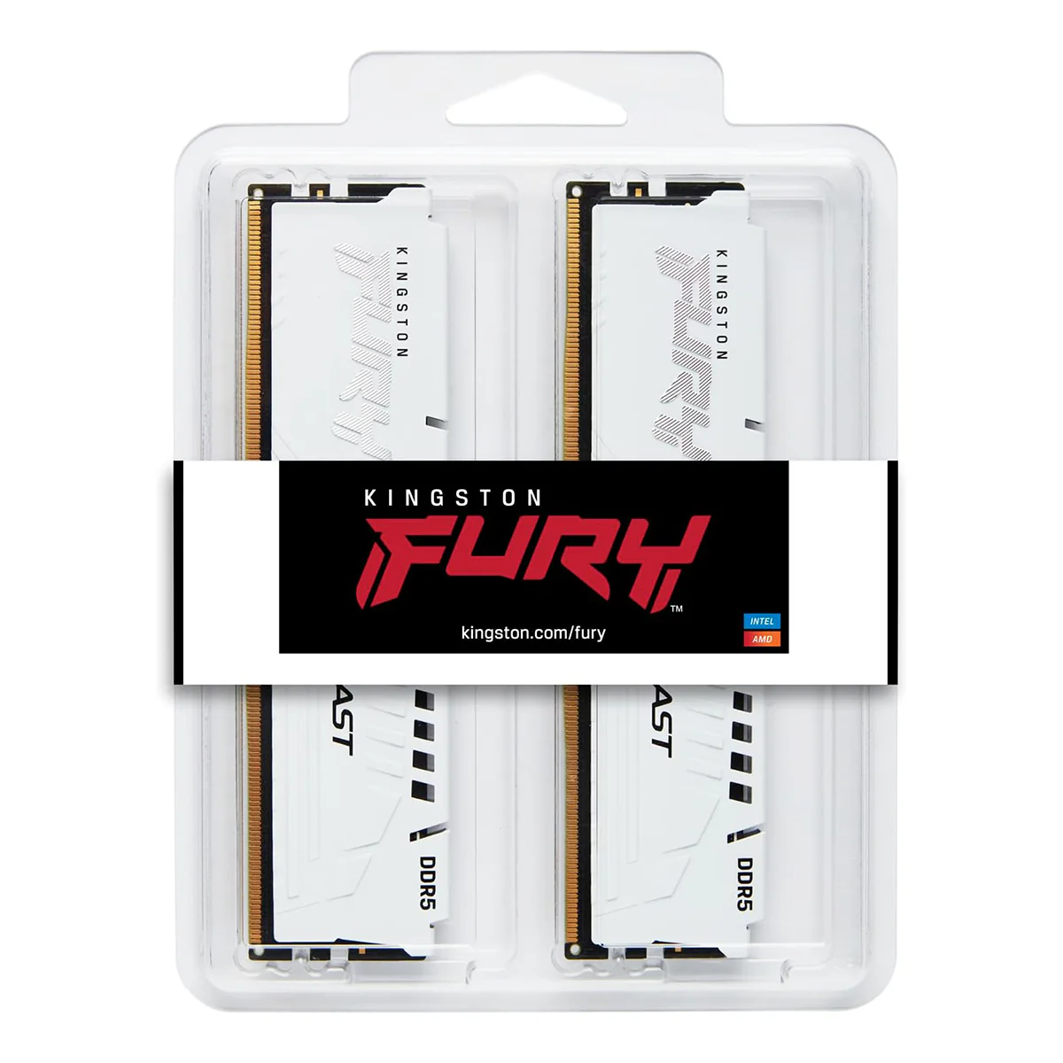 Kingston Fury Beast 32GB (2X16GB) DDR5 EXPO 6000MT/S CL36-44-44 Memory (White) (KF560C36BWE2K2-32) - Image 4