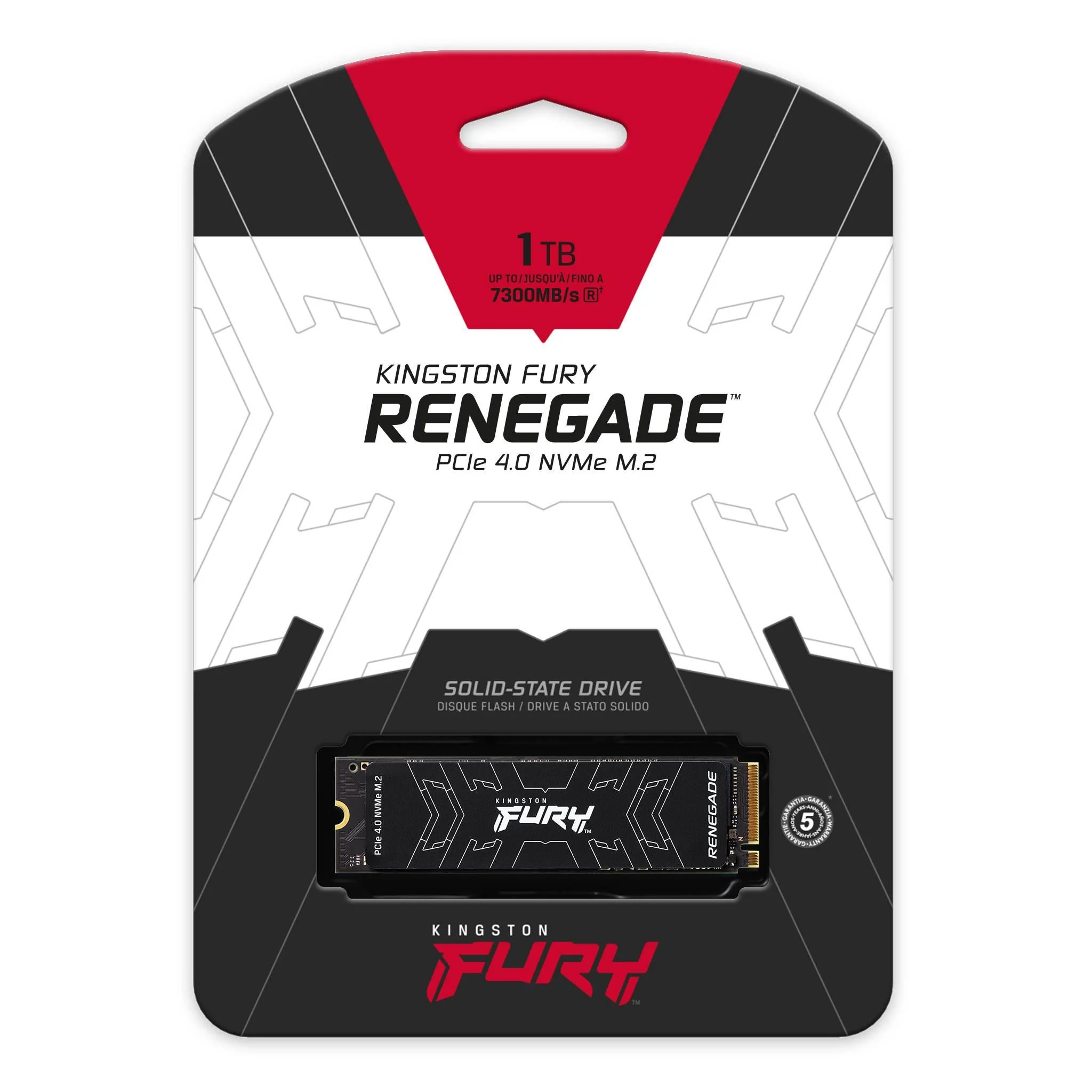 Kingston Fury Renegade 1TB PCIE 4.0 NVME M.2 Internal Gaming SSD (SFYRS/1000G) - Image 4