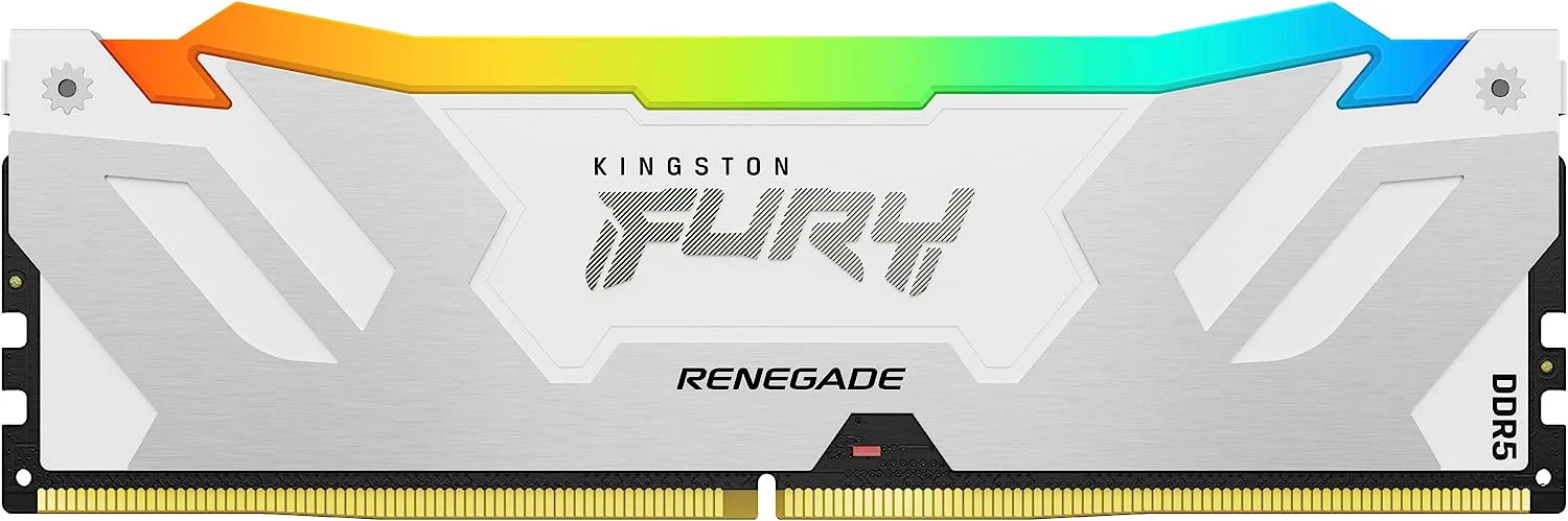 Kingston Fury Renegade 32GB (2X16GB) DDR5 RGB XMP 6800MT/S CL36 Memory (White) (KF568C36RWAK2-32) - Image 3
