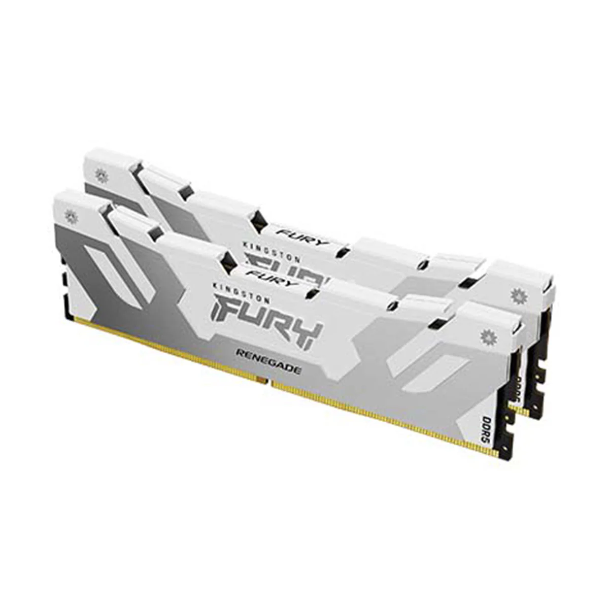 Kingston Fury Renegade 32GB (2X16GB) DDR5 XMP 6000MT/S CL32 Memory (White) (KF560C32RWK2-32)
