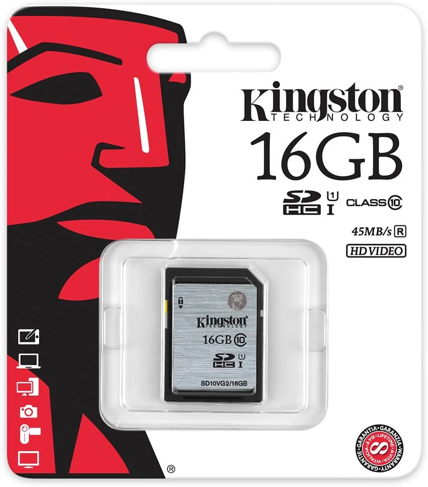 Kingston SD10VG2/16GBFR SDHC1 Class 10 - Image 3
