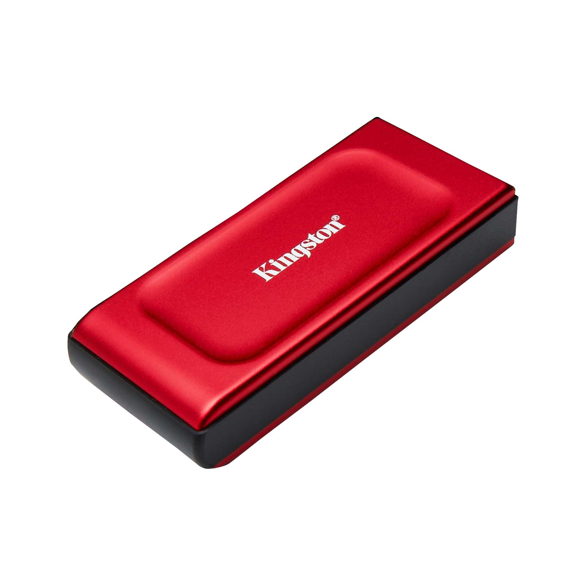 Kingston XS1000R USB 3.2 Gen 2 USB Type-C External SSD (Red) (1TB, 2TB) - Image 2