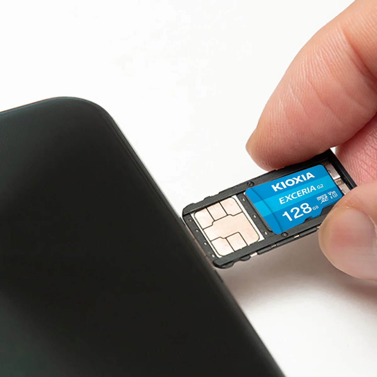 Kioxia Exceria G2 UHS-I U3 V30 4K A1 100MB/s Read MicroSD Memory Card with SD Adapter (128GB, 256GB) (LMEX2L128GG2, LMEX2L256GG2) - Image 3