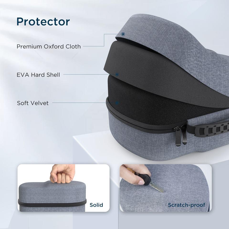 KIWI Design Hard Case Compatible With Oculus Quest 2 (Gray) (KW-QP03-US) - Image 3