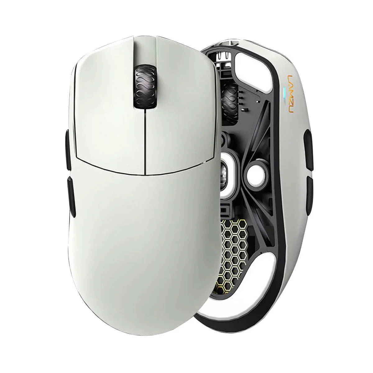 Lamzu Maya X 8K Superlight Wireless Gaming Mouse (Purple Shadow, Charcoal Black, White, Cloud Grey, Light Pink) - Image 11