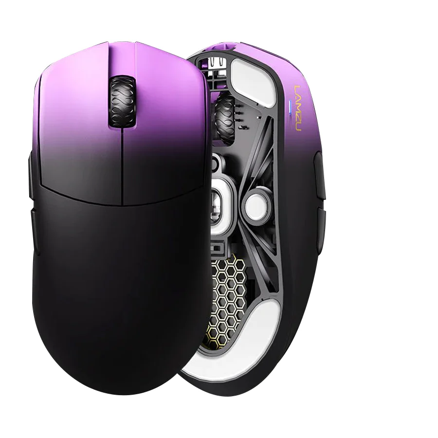 Lamzu Maya X 8K Superlight Wireless Gaming Mouse (Purple Shadow, Charcoal Black, White, Cloud Grey, Light Pink) - Image 16