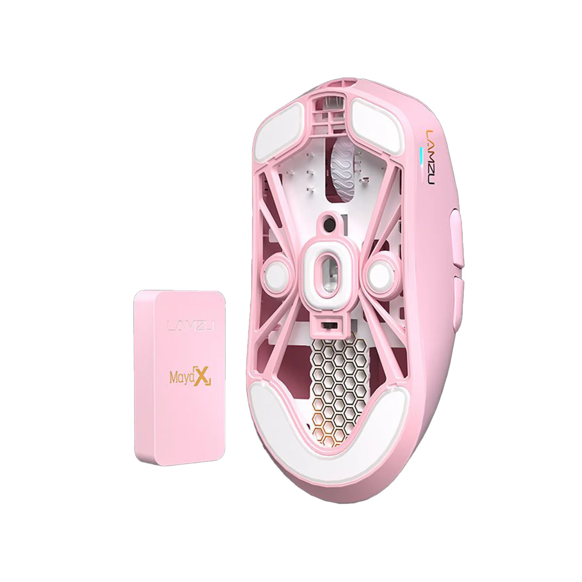 Lamzu Maya X 8K Superlight Wireless Gaming Mouse (Purple Shadow, Charcoal Black, White, Cloud Grey, Light Pink) - Image 21