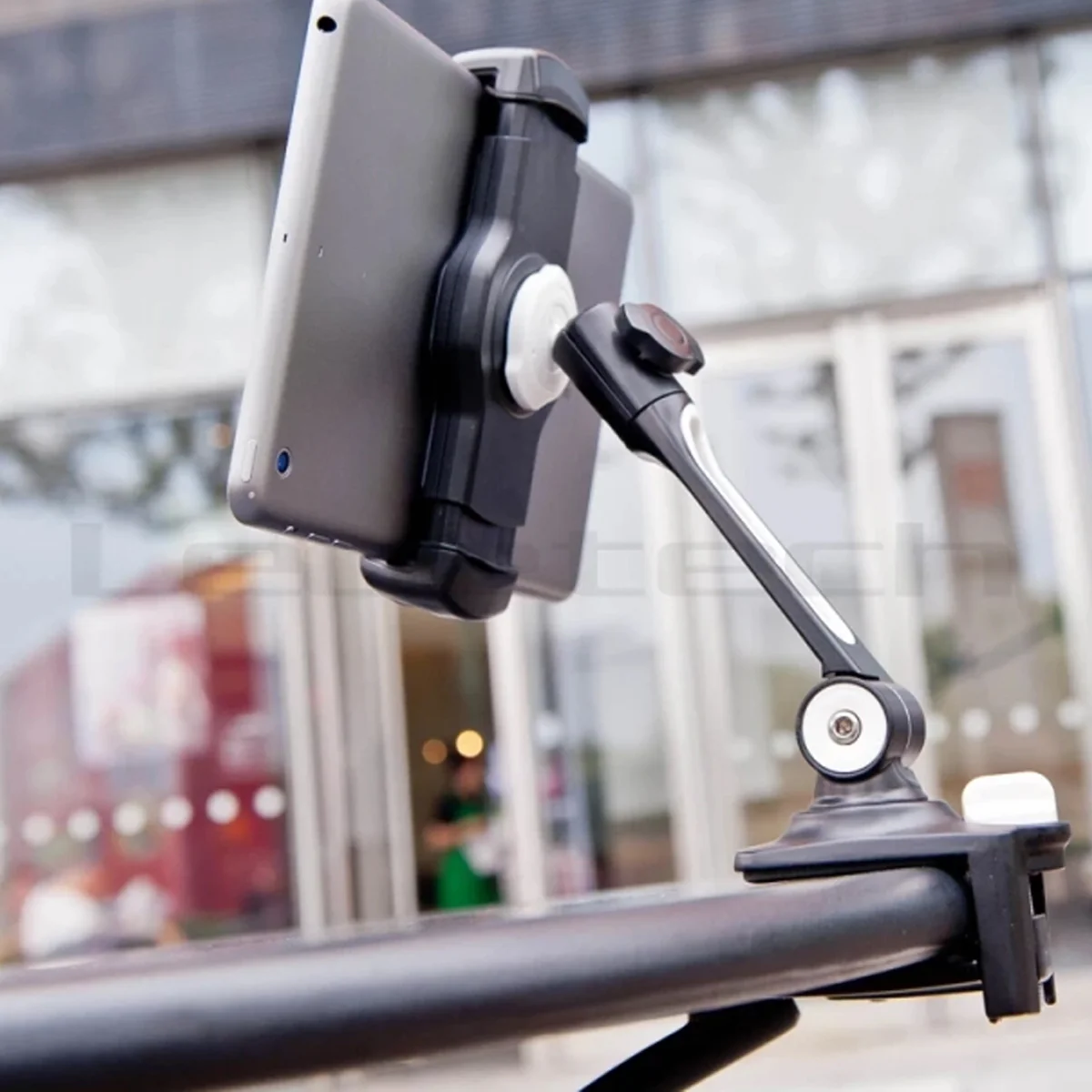 Ledetech LD-204B-T9 Vise-Type Tablet and Smartphone Stand (Black, White) - Image 2
