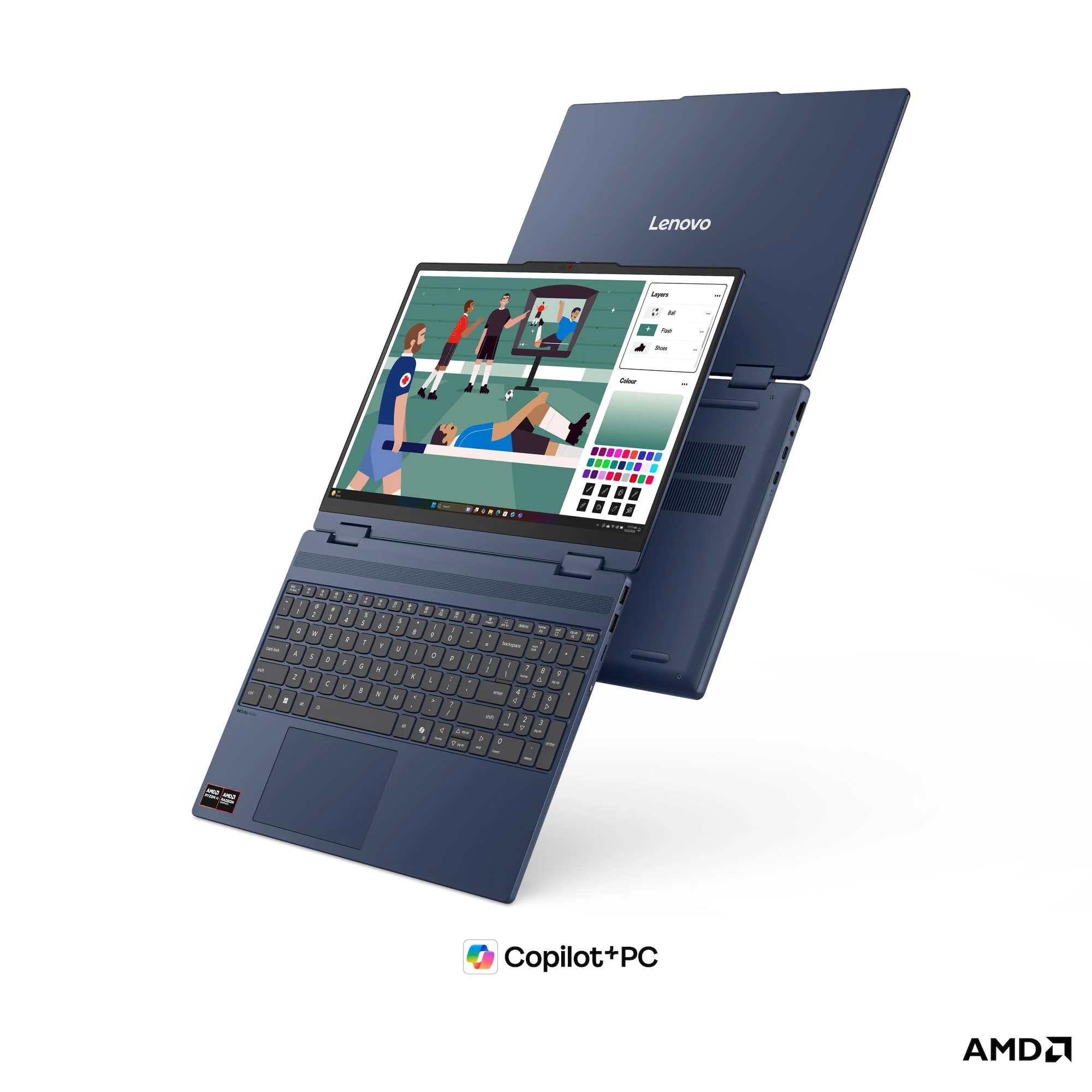 Lenovo IdeaPad 5 2-in-1 15AGP11 83UM001PPH Laptop (Cosmic Blue) | 15.3" WUXGA (1920x1200) IPS | Ryzen AI 5 430 | 16GB RAM | 512GB SSD | AMD Radeon 840M Graphics | Windows 11 Home | MS Office Home 2024+MS365 Basic+Lenovo Pen Gen 2+Lenovo B210 Backpack - Image 12