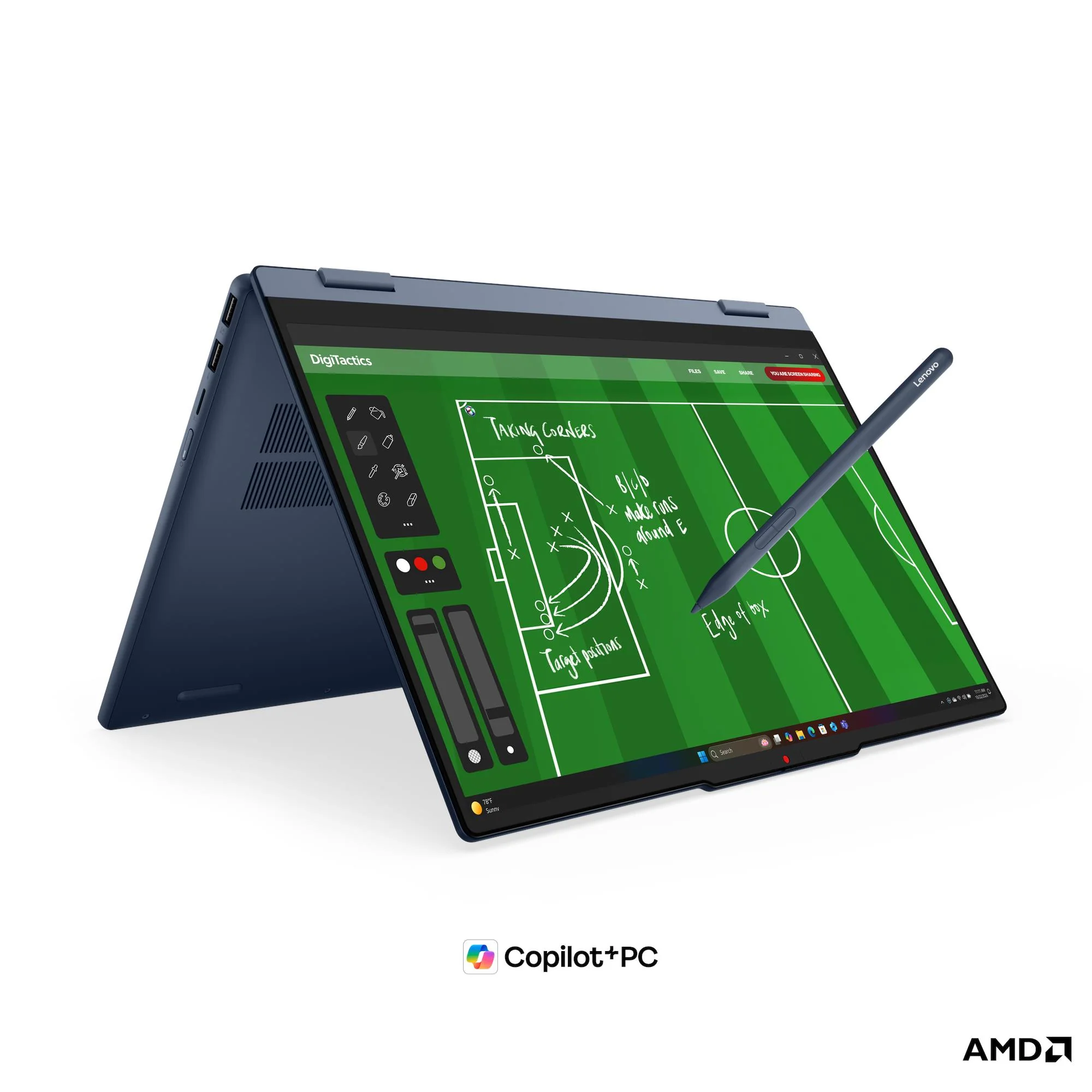 Lenovo IdeaPad 5 2-in-1 15AGP11 83UM001PPH Laptop (Cosmic Blue) | 15.3" WUXGA (1920x1200) IPS | Ryzen AI 5 430 | 16GB RAM | 512GB SSD | AMD Radeon 840M Graphics | Windows 11 Home | MS Office Home 2024+MS365 Basic+Lenovo Pen Gen 2+Lenovo B210 Backpack - Image 7
