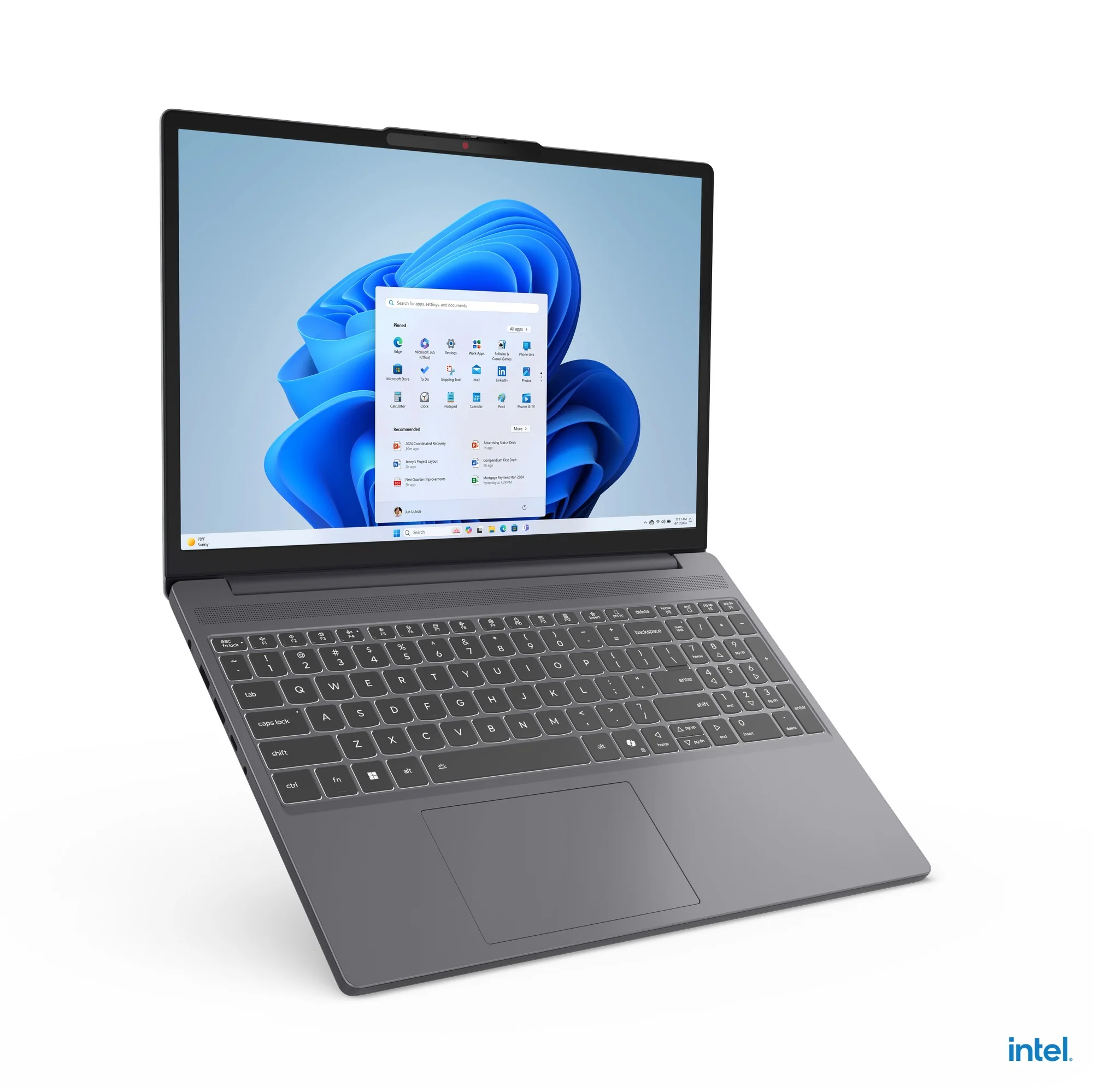 Lenovo IdeaPad Slim 3 15IRH10 83K100A5PH Laptop (Luna Grey) | 15.3" WUXGA (1920x1200) IPS | i7-13620H | 16GB RAM | 512GB SSD | Intel UHD Graphics | Windows 11 Home | MS Office Home 2024 + Lenovo B210 Backpack + A4Tech FK13M Fstyler Sleek Numeric Keypad - Image 9