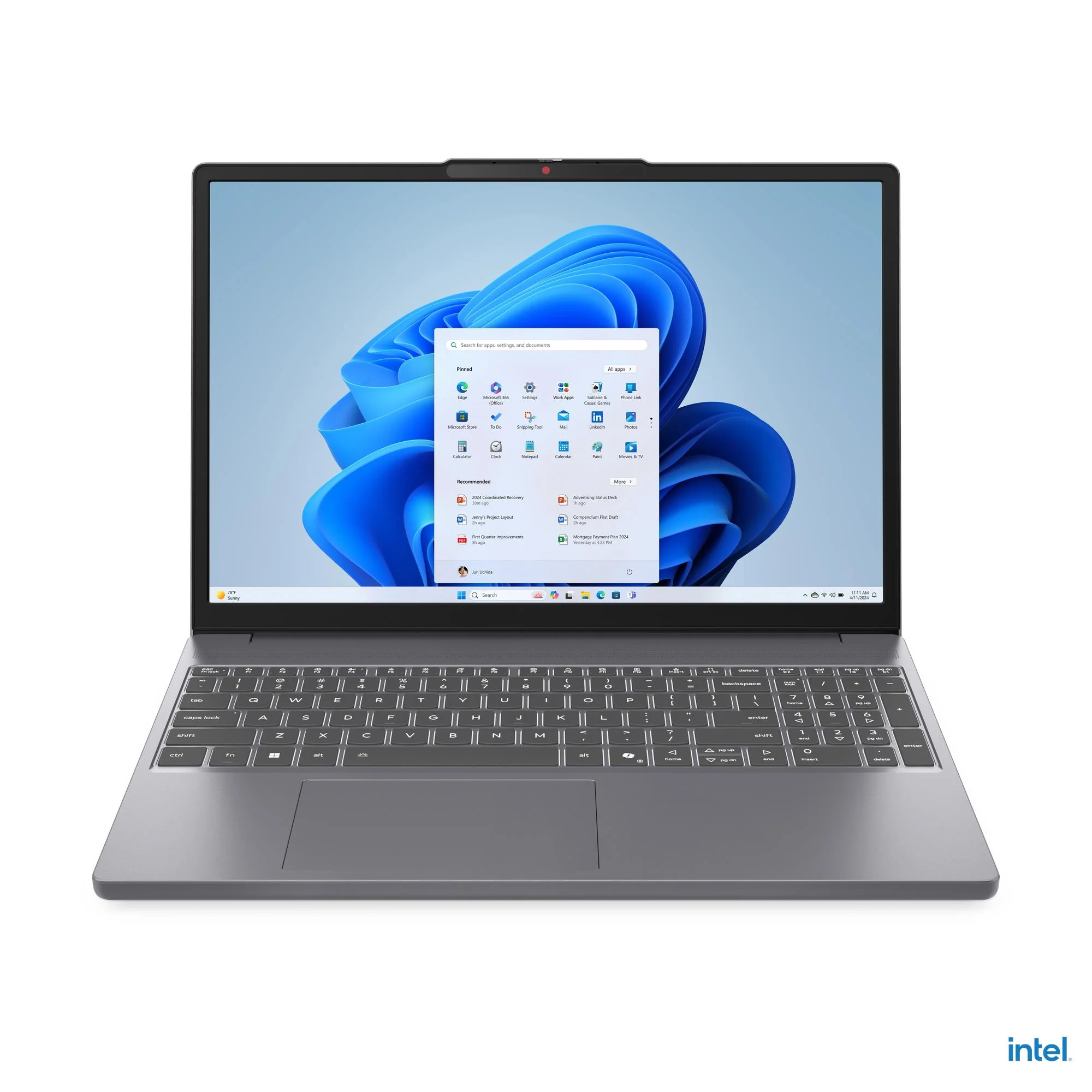 Lenovo IdeaPad Slim 3 15IRH10 83K100H4PH Laptop (Luna Grey) | 15.3" WUXGA (1920x1200) IPS | Core i5-13420H | 16GB RAM | 512GB SSD | Intel UHD Graphics | Windows 11 Home | MS Office Home 2024 + MS 365 Basic + Lenovo B210 Backpack - Image 2