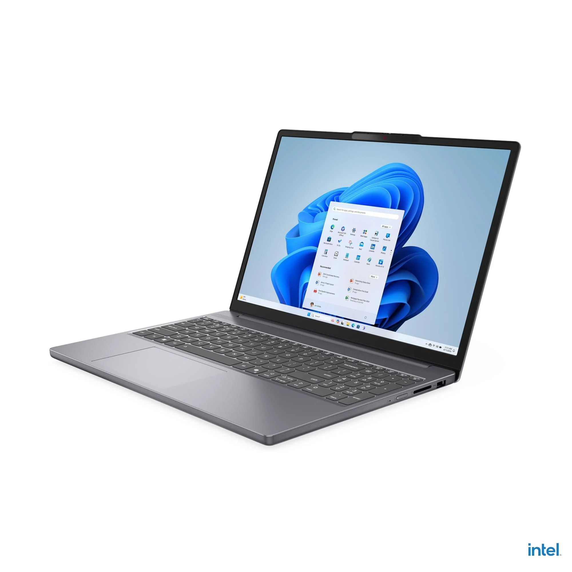 Lenovo IdeaPad Slim 3 15IRH10 83K100H5PH Laptop (Luna Grey) | 15.3" WUXGA (1920x1200) IPS | Core i5-13420H | 8GB RAM | 512GB SSD | Intel UHD Graphics | Windows 11 Home | MS Office Home 2024 + MS 365 Basic + Lenovo B210 Backpack - Image 3