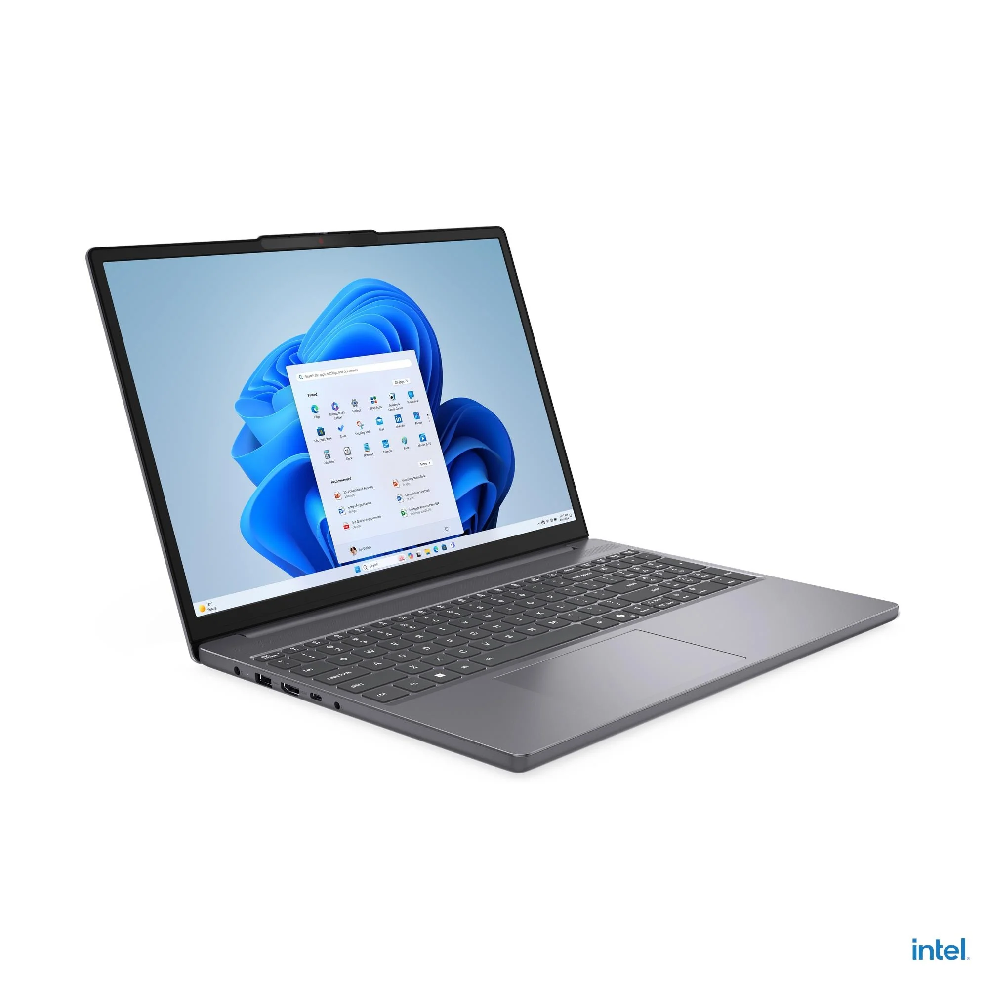 Lenovo IdeaPad Slim 3 15IRH10 83K100H7PH Laptop (Luna Grey) | 15.3" WUXGA (1920x1200) IPS | i7-13620H | 16GB RAM | 512GB SSD | Intel UHD Graphics | Windows 11 Home | MS Office Home 2024 + MS 365 Basic - Image 3