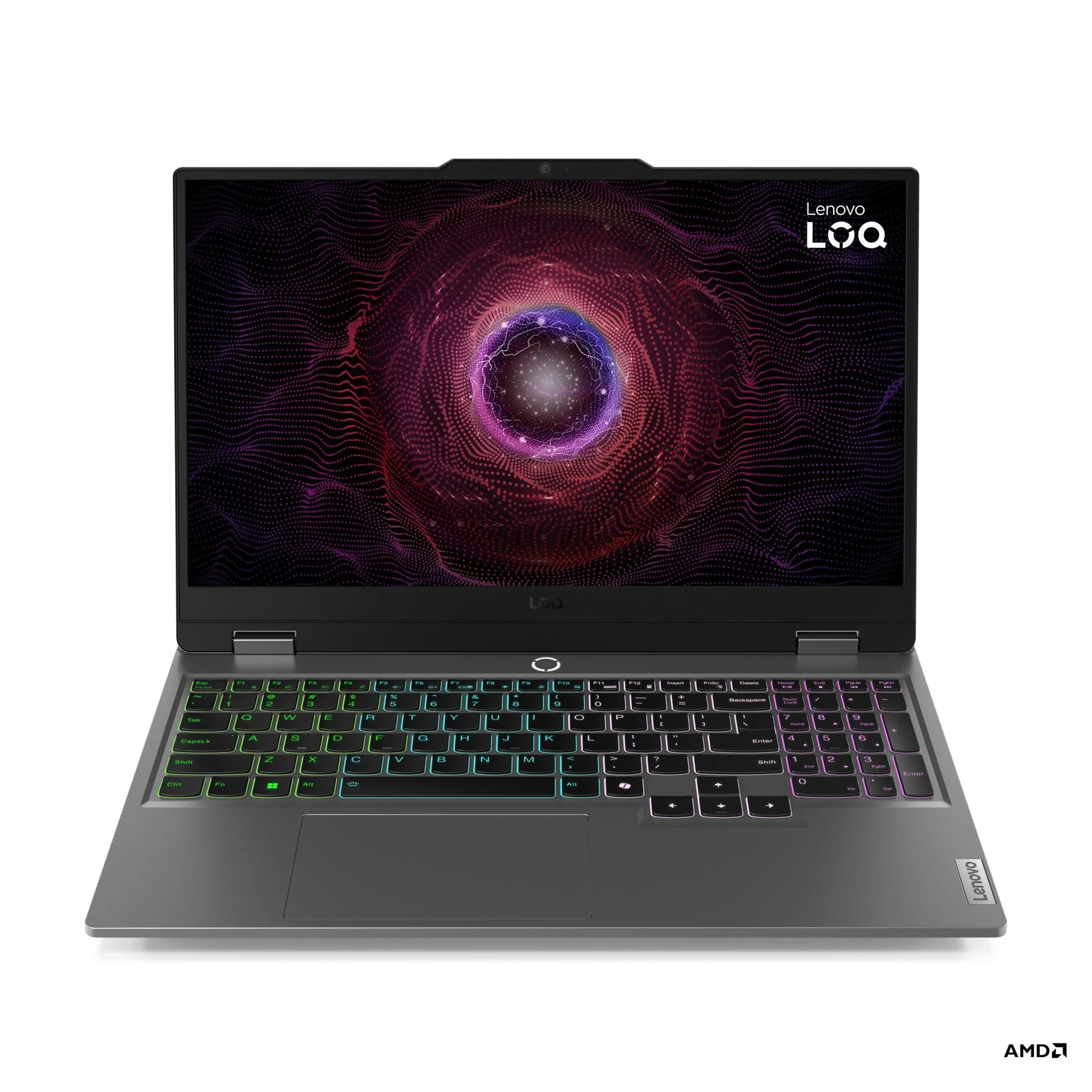 Lenovo LOQ 15ARP9 83JC00JEPH Gaming Laptop (Luna Grey) | 15.6" FHD (1920x1080) IPS 144Hz | Ryzen 5 7235HS | 12GB RAM | 512GB SSD | RTX 4050 | Windows 11 Home | Lenovo Modern Gaming Backpack - Image 2