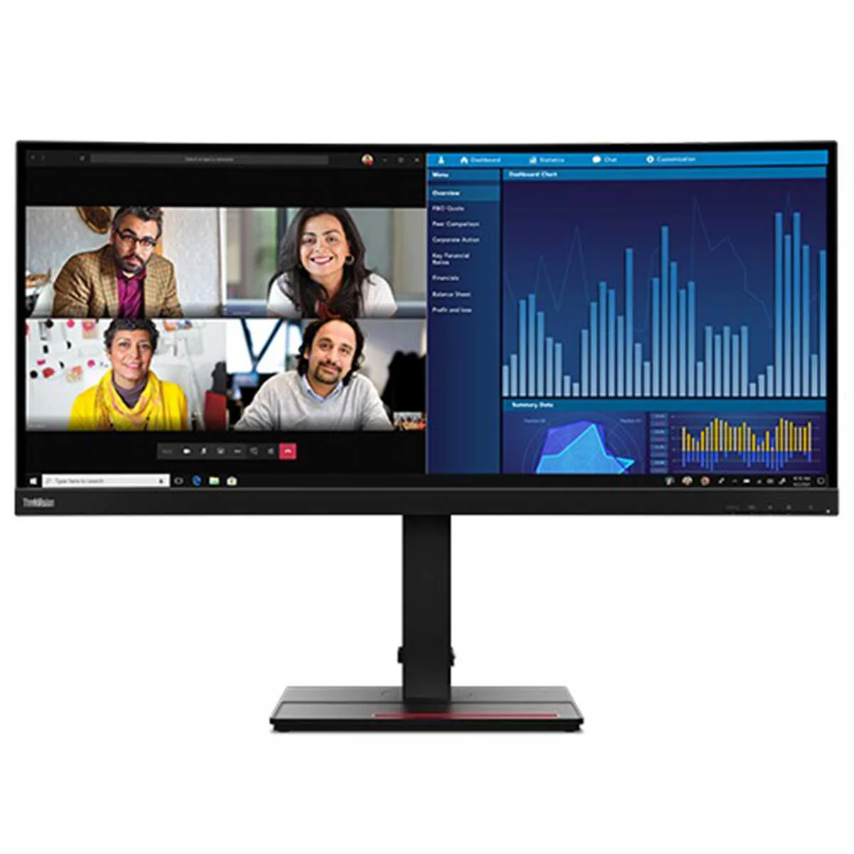 Lenovo Thinkvision P34W-20 62CCRAR3WW 34.14” 60HZ WQHD Ultra-Wide Curved Monitor