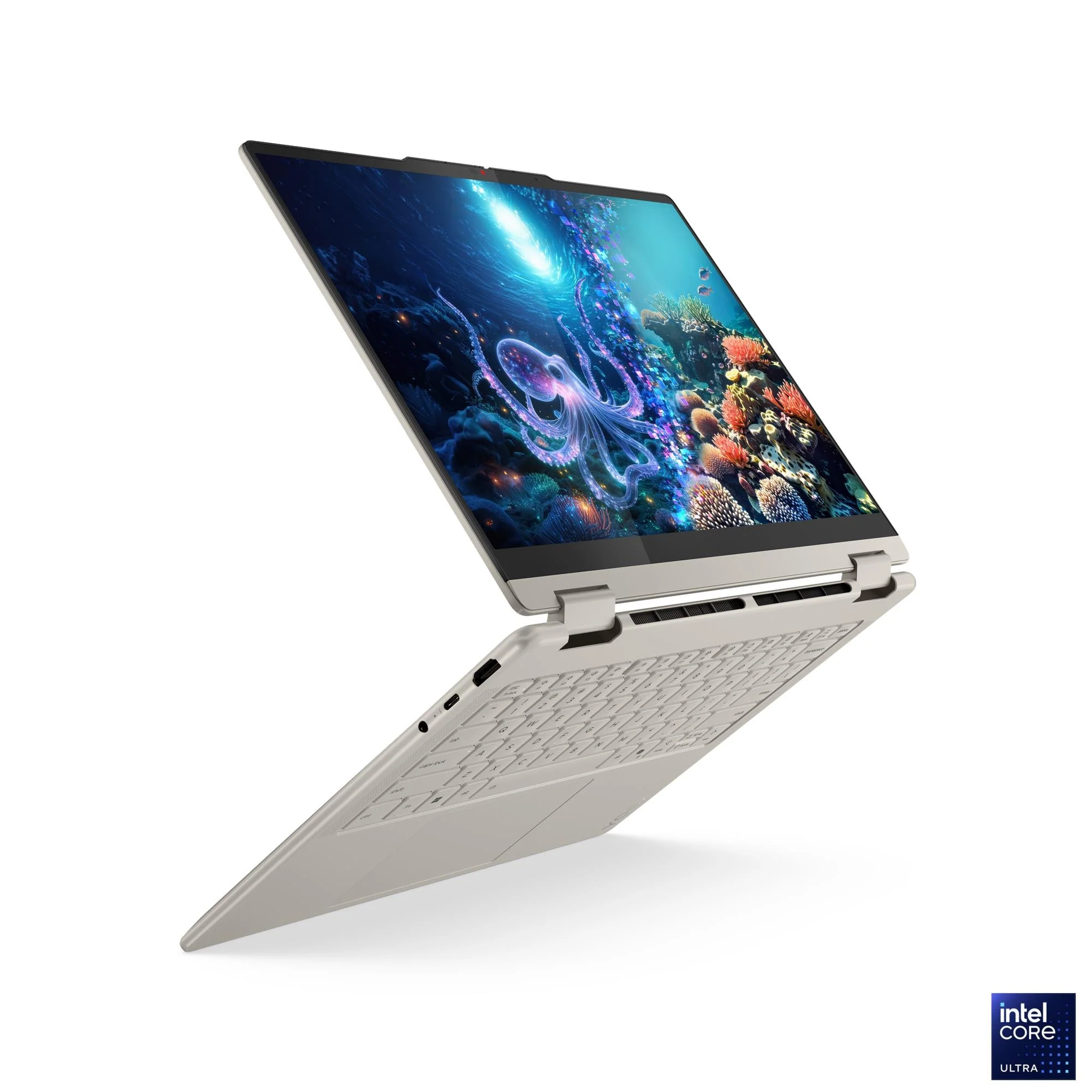 Lenovo Yoga 7 2-in-1 14ILL10 83JQ00AGPH Copilot+ PC Laptop (Seashell) | 14" WUXGA (1920x1200) OLED Touch | Core Ultra 5 226V | 16GB RAM | 1TB SSD | Intel Arc Graphics 130V | Windows 11 Home | MS Office Home 2024 + MS 365 Basic + Pen + Slim Mouse + Sleeve - Image 14