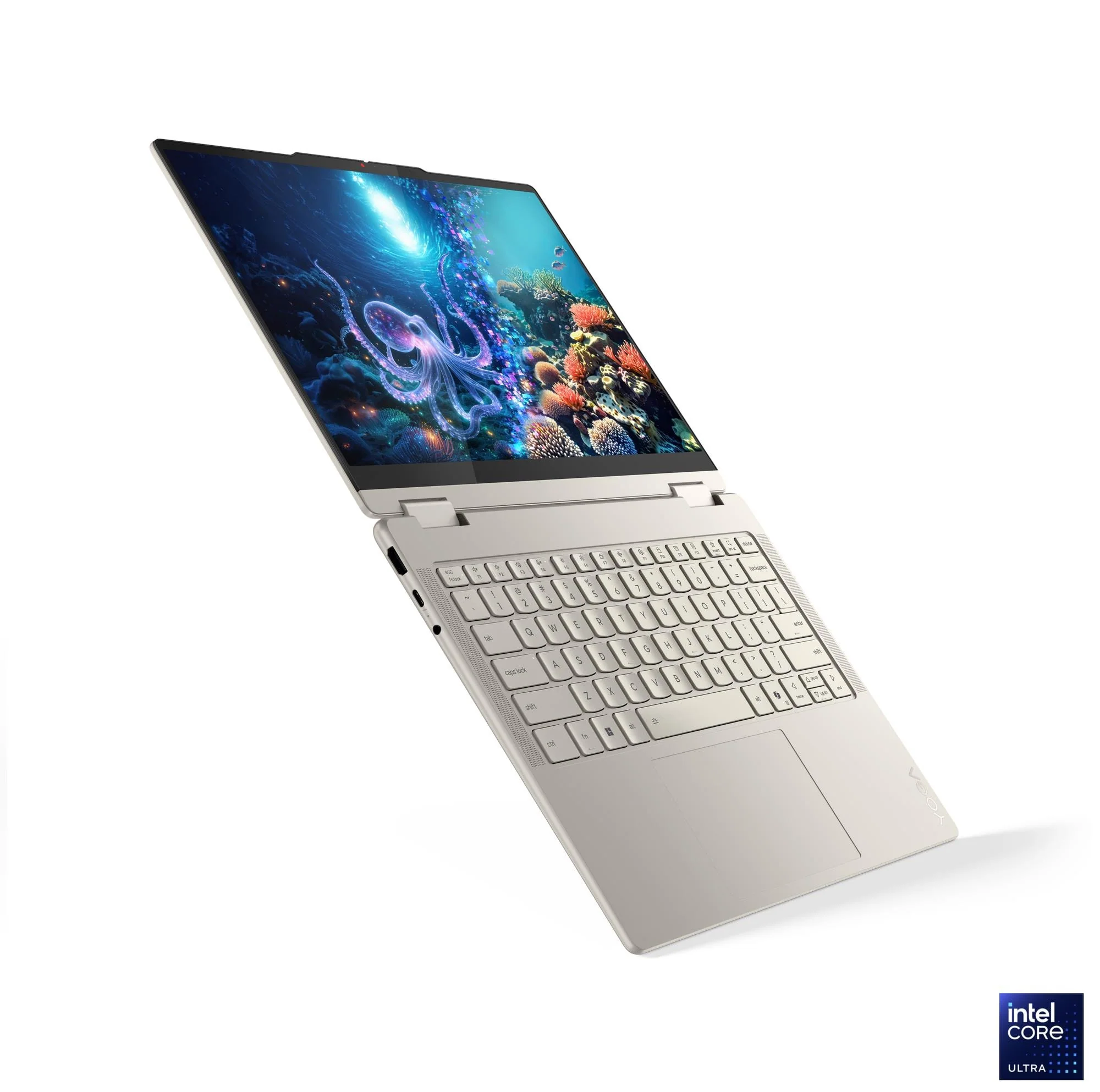 Lenovo Yoga 7 2-in-1 14ILL10 83JQ00AGPH Copilot+ PC Laptop (Seashell) | 14" WUXGA (1920x1200) OLED Touch | Core Ultra 5 226V | 16GB RAM | 1TB SSD | Intel Arc Graphics 130V | Windows 11 Home | MS Office Home 2024 + MS 365 Basic + Pen + Slim Mouse + Sleeve - Image 15