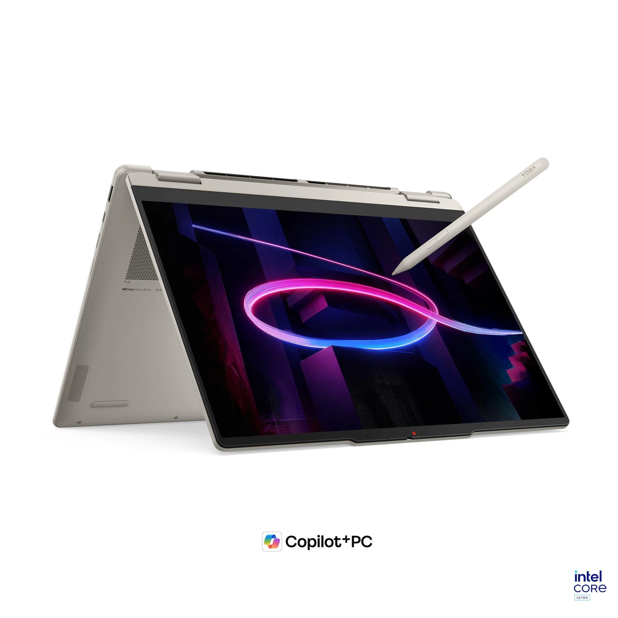 Lenovo Yoga 7 2-in-1 14IPH11 83TC002CPH Copilot+ PC Laptop (Seashell) | 14" WUXGA (1920x1200) OLED | Core Ultra 7 355 | 32GB RAM | 1TB SSD | Integrated Intel Graphics | Win 11 Home | MS Office Home 2024 + MS 365 Basic + Yoga Pen Gen2 w/ Case + Tote Sleeve - Image 3