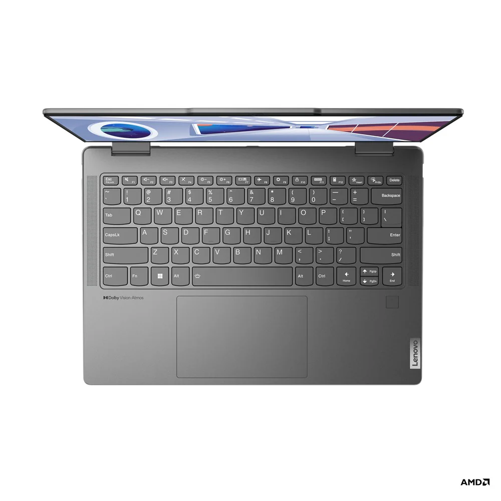 Lenovo Yoga 7 82YM0030PH Laptop (Storm Grey) | 14" WUXGA (1920x1200) OLED 10-Point Multi-Touch|  Ryzen 5 7535U | 16GB RAM |  512GB SSD | AMD Radeon 660M | Windows 11 Home| MS Office Home & Student 2021 | Yoga Sleeve - Image 10