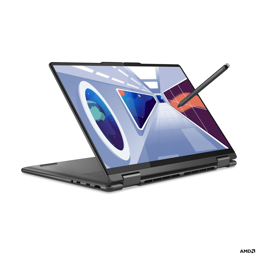 Lenovo Yoga 7 82YM0030PH Laptop (Storm Grey) | 14" WUXGA (1920x1200) OLED 10-Point Multi-Touch|  Ryzen 5 7535U | 16GB RAM |  512GB SSD | AMD Radeon 660M | Windows 11 Home| MS Office Home & Student 2021 | Yoga Sleeve - Image 15