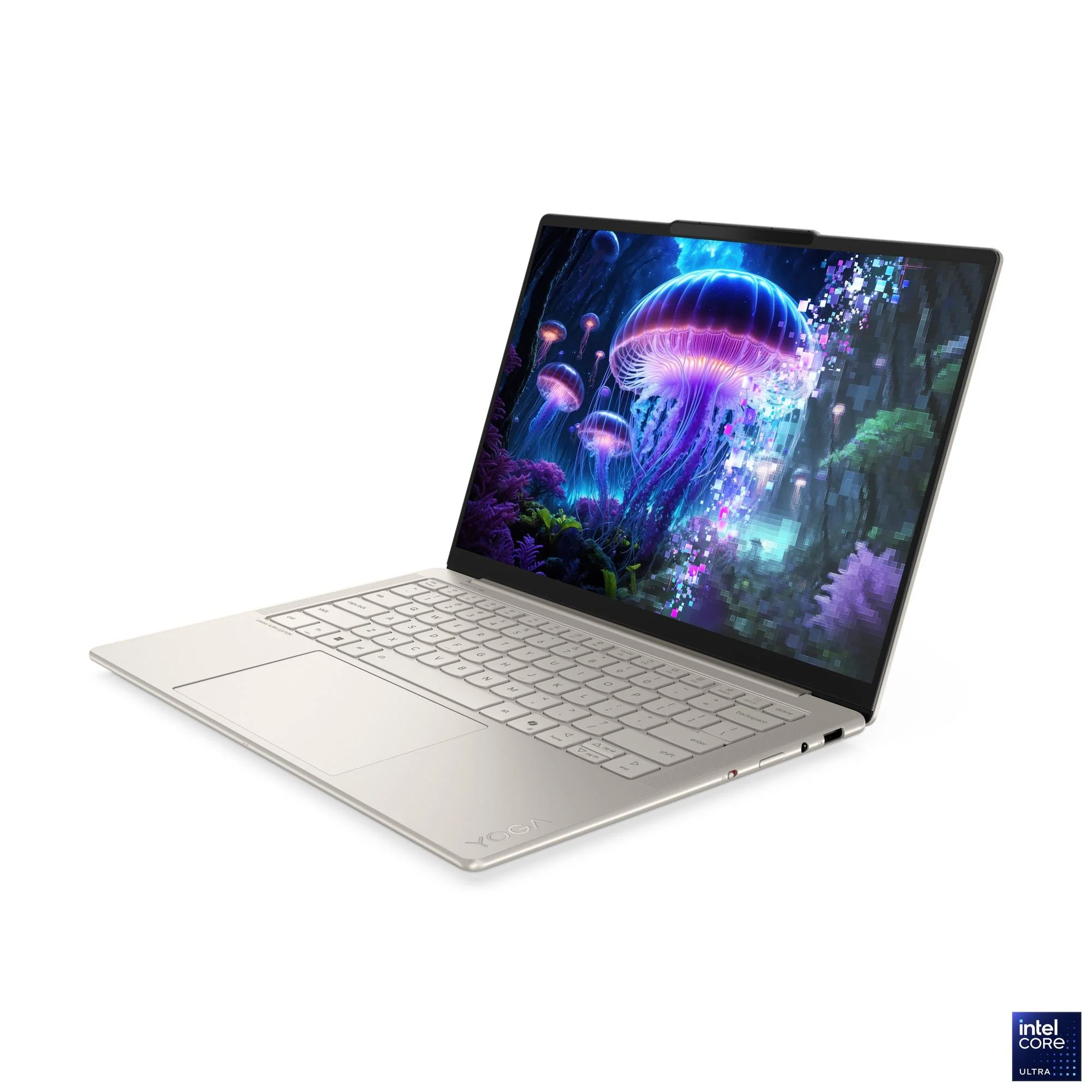 Lenovo Yoga Slim 7 14ILL10 83JX006MPH Laptop (Seashell) | 14" WUXGA (1920x1200) OLED | Core Ultra 7 258V | 32GB RAM | 1TB SSD | Intel Arc Graphics 140V | Windows 11 Home | MS Office Home 2024 + MS 365 Basic + Yoga Sleeve - Image 5
