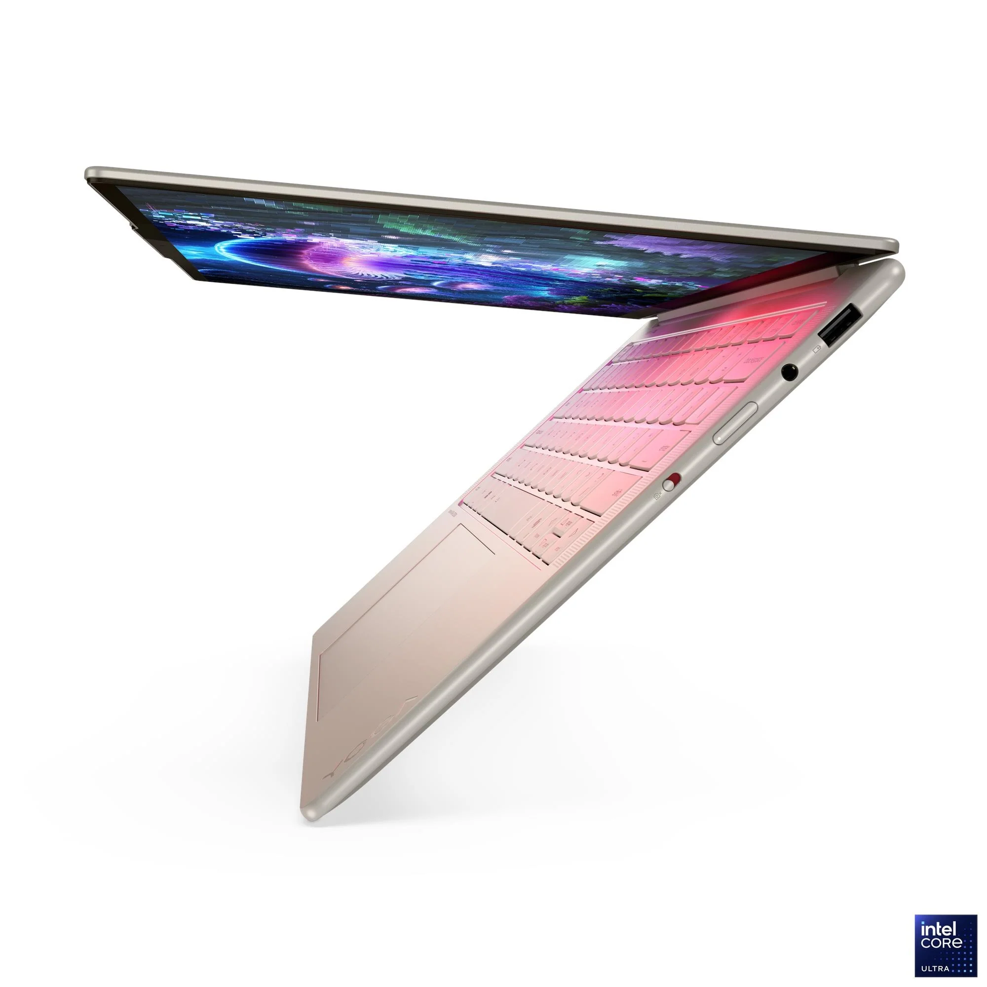 Lenovo Yoga Slim 7 14ILL10 83JX006MPH Laptop (Seashell) | 14" WUXGA (1920x1200) OLED | Core Ultra 7 258V | 32GB RAM | 1TB SSD | Intel Arc Graphics 140V | Windows 11 Home | MS Office Home 2024 + MS 365 Basic + Yoga Sleeve - Image 8