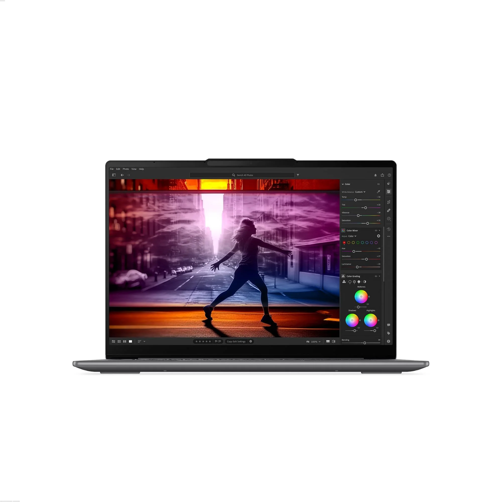 Lenovo Yoga Slim 7 14IMH9 83CV008NPH Laptop (Luna Grey) | 14" WUXGA (1920x1200) OLED | Core Ultra 5 125H | 16GB RAM | 1TB SSD | Intel Arc Graphics | Win 11 Home | MS Office Home 2024 + MS 365 Basic + Yoga Sleeve + A4Tech FK13M Fstyler Sleek Numeric Keypad - Image 4