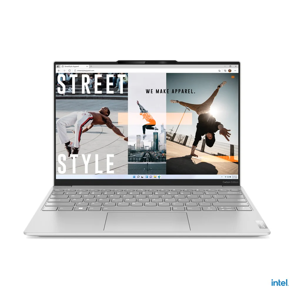 Lenovo Yoga Slim 7 Carbon 13IAP7 82U9001QPH Laptop (Moon White) | 13.3" 2.5K (2560x1600) | i5-1240P | 8GB RAM | 512GB SSD | Intel Iris Xe Graphics | Windows 11 Home | MS Office Home & Student 2021 | Yoga Sleeve - Image 5