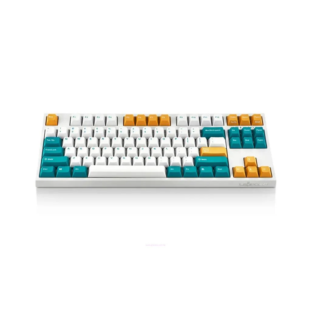 Leopold FC750RBT 87 Keys High-End Mechanical Bluetooth Keyboard (Milk Turquoise) (Blue Switch) (FC750RBTC/EMTPD(Y)) - Image 4