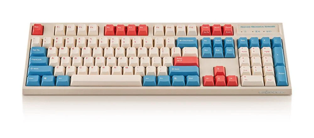 Leopold FC900RBT 104 Keys High-End Mechanical Bluetooth Keyboard (Coral Blue) (Blue Switch) (FC900RBTC/ERBPD(W)) - Image 3