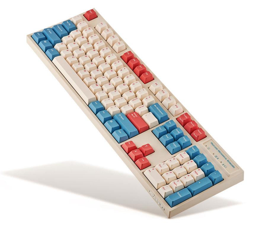 Leopold FC900RBT 104 Keys High-End Mechanical Bluetooth Keyboard (Coral Blue) (Blue Switch) (FC900RBTC/ERBPD(W)) - Image 4