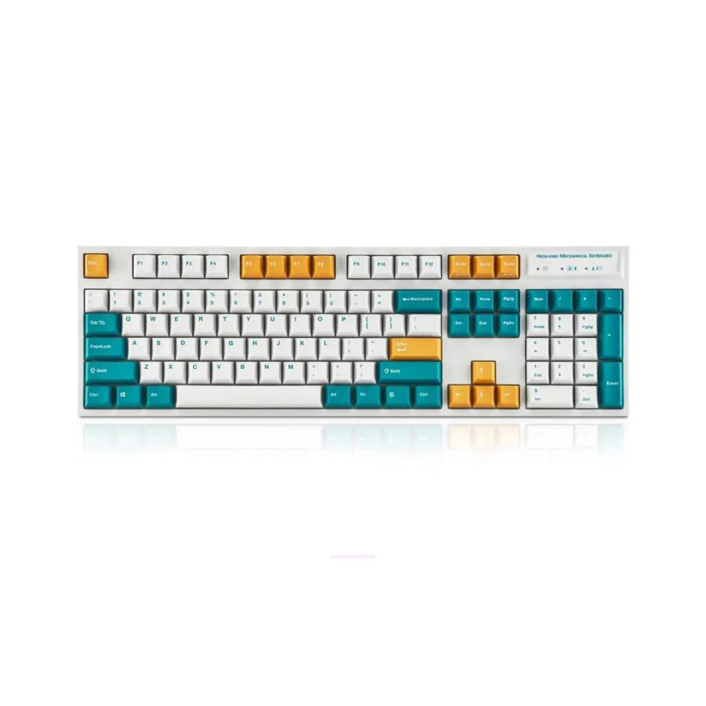 Leopold FC900RBT 104 Keys High-End Mechanical Bluetooth Keyboard (Milk Turquoise) (Brown Switch) (FC900RBTN/EMTPD(Y)) - Image 2