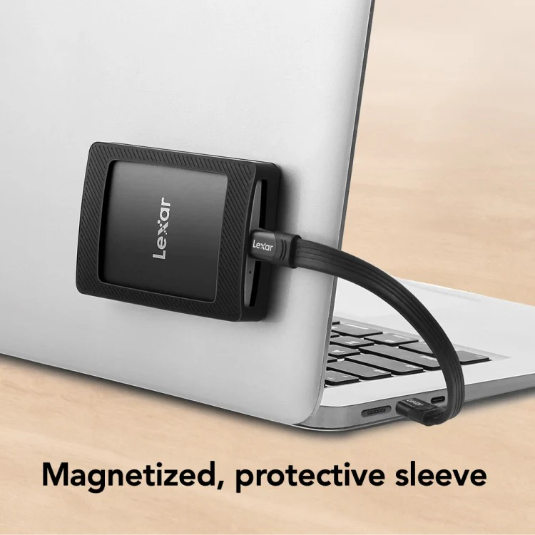 Lexar SL500 USB 3.2 Gen 2x2 Portable SSD With Magnetic Set - Up To 2000MB/s Read & 1800MB/s Write (1TB, 2TB) (LSL500M001T-RNBNG, LSL500M002T-RNBNG) - Image 5