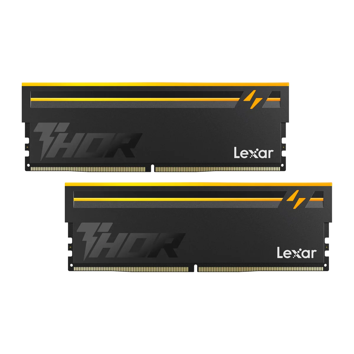 Lexar Thor RGB 2nd Gen DDR5 32GB (2x16GB) 6000MT/s CL38 1.35V 288-Pin U-Dimm Dual Pack Desktop Memory (Black) (LD5U16G60C38BV-RGD)