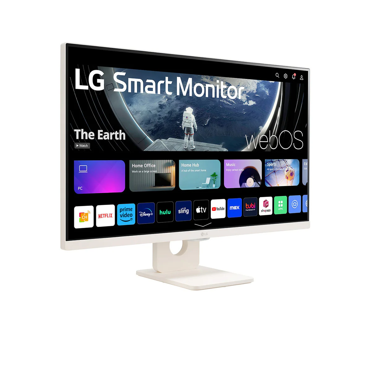 LG 27U511SA-W 27" FHD (1920x1080) 100Hz 5ms GTG IPS Smart Monitor with webOS Tilt Adjustment - Image 3