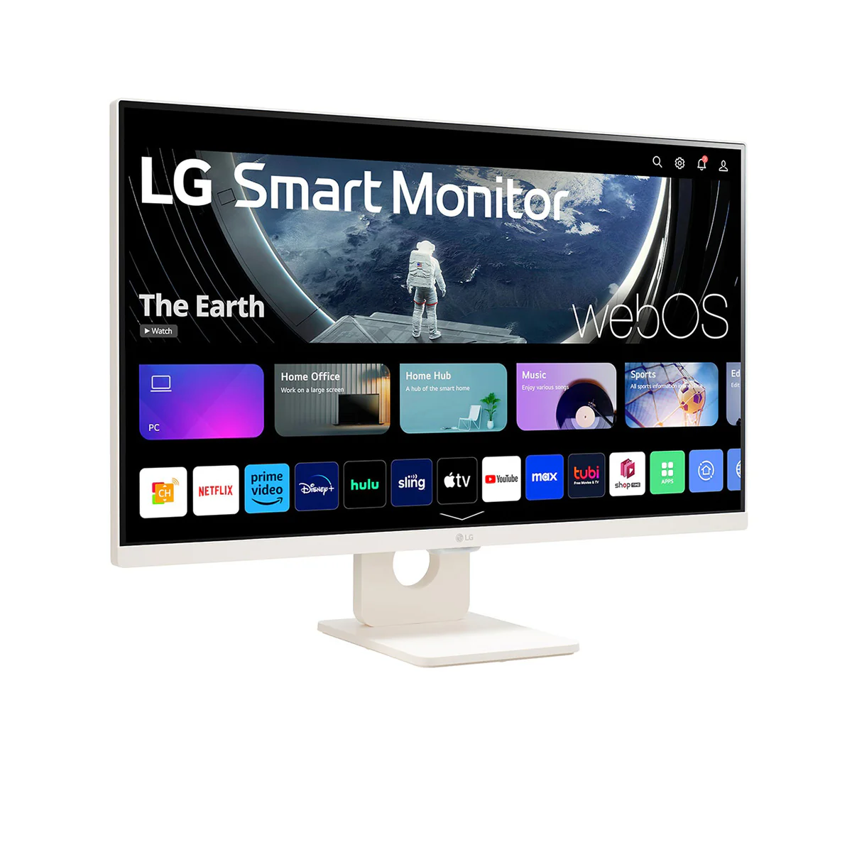 LG 27U511SA-W 27" FHD (1920x1080) 100Hz 5ms GTG IPS Smart Monitor with webOS Tilt Adjustment - Image 4