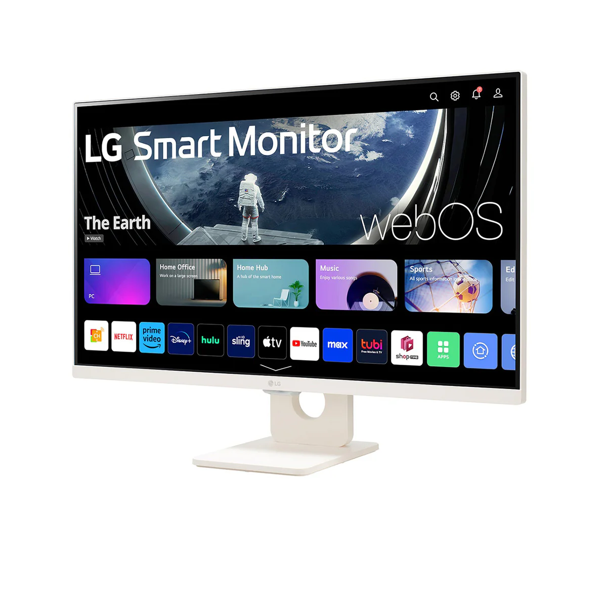 LG 27U511SA-W 27" FHD (1920x1080) 100Hz 5ms GTG IPS Smart Monitor with webOS Tilt Adjustment - Image 5