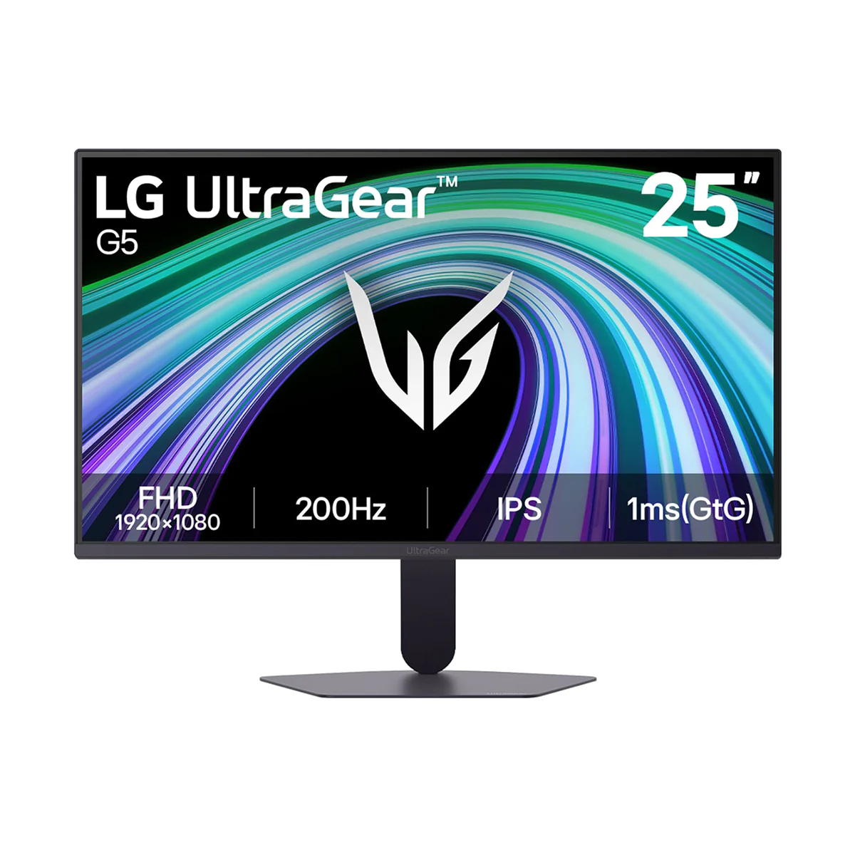 LG UltraGear G5 25G523B-B 25" FHD (1920x1080) 200Hz 1ms GTG IPS Gaming Monitor with Tilt & Height Adjustment - Image 2