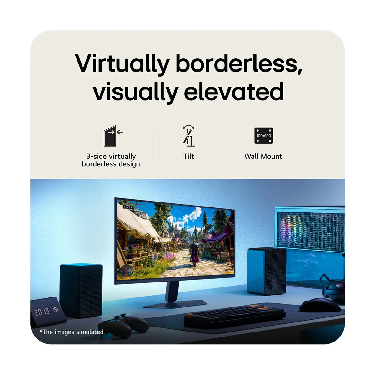 LG UltraGear G5 25G523B-B 25" FHD (1920x1080) 200Hz 1ms GTG IPS Gaming Monitor with Tilt & Height Adjustment - Image 8