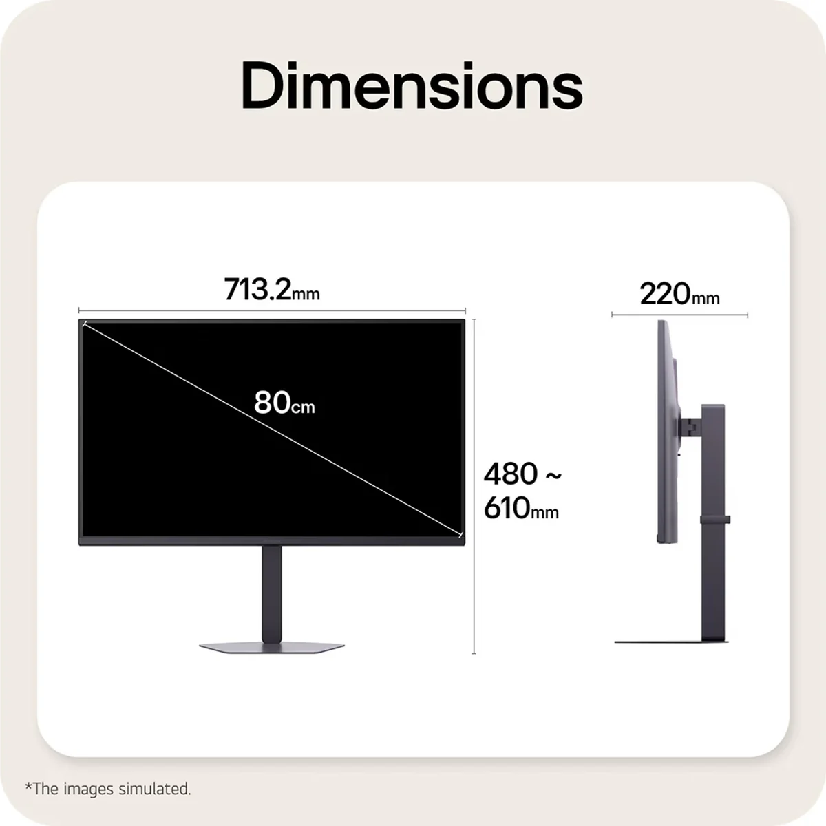 LG UltraGear G6 32G620B-B 32" QHD (2560x1440) 200Hz 1ms GTG IPS Gaming Monitor with Tilt/ Height/ Pivot/ Swivel Adjustment - Image 10