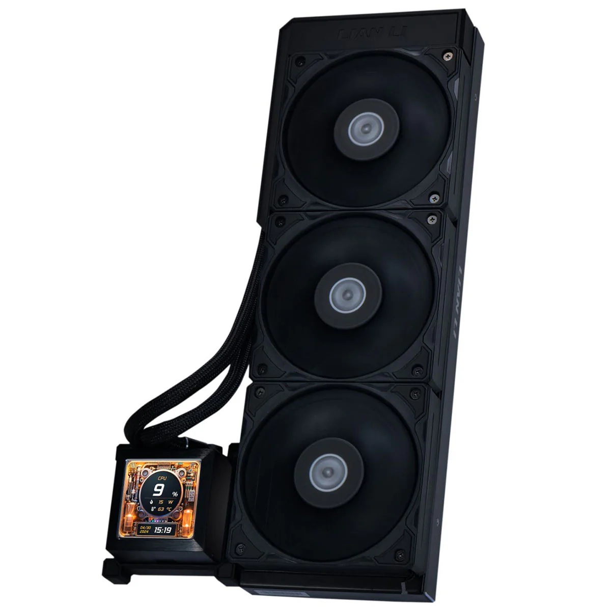 Lian Li Hydroshift LCD 360S AIO Liquid Cooler (Black, White) - Image 2