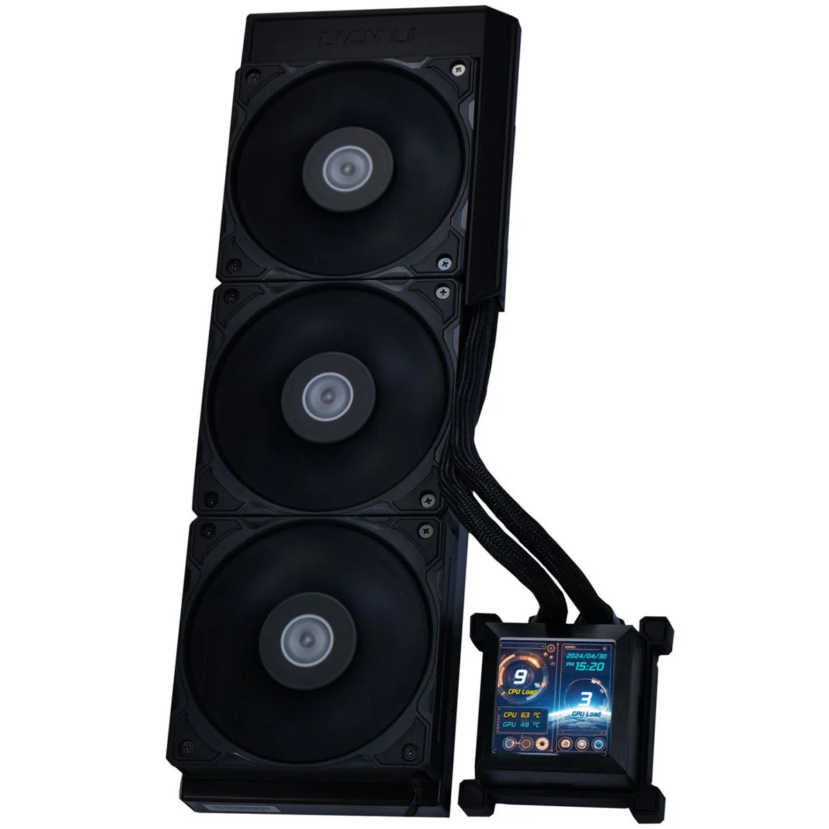 Lian Li Hydroshift LCD 360S AIO Liquid Cooler (Black, White) - Image 3