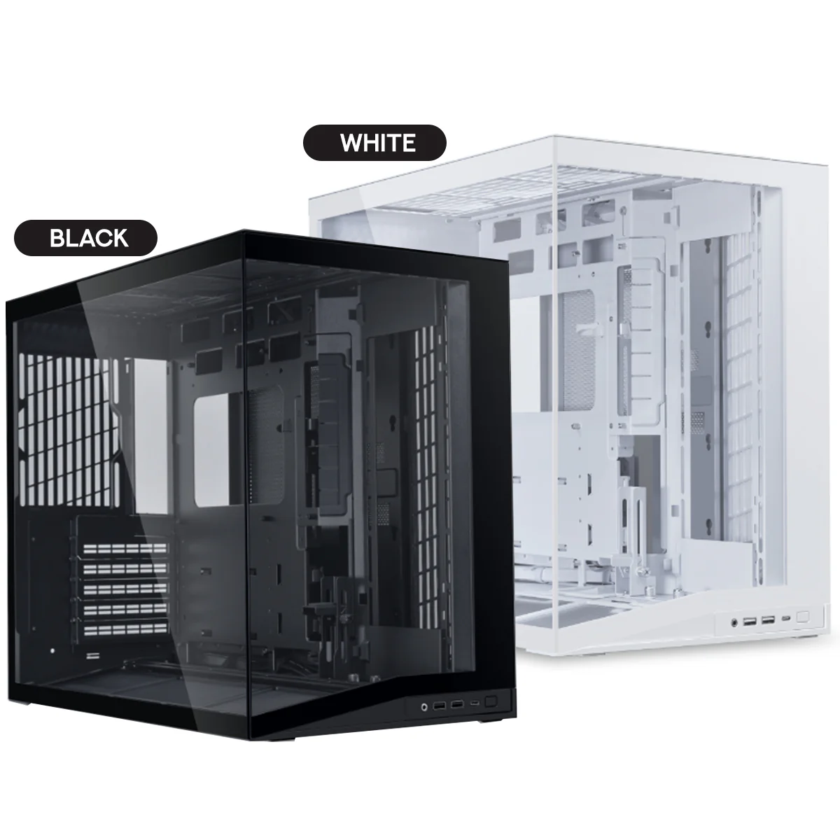 Lian Li O11 Dynamic Mini V2 ATX / Micro-ATX / Mini-ITX PC Case (Black, White)