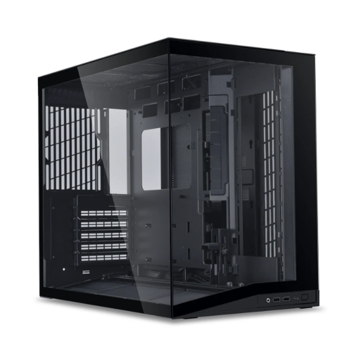 Lian Li O11 Dynamic Mini V2 ATX / Micro-ATX / Mini-ITX PC Case (Black, White) - Image 2