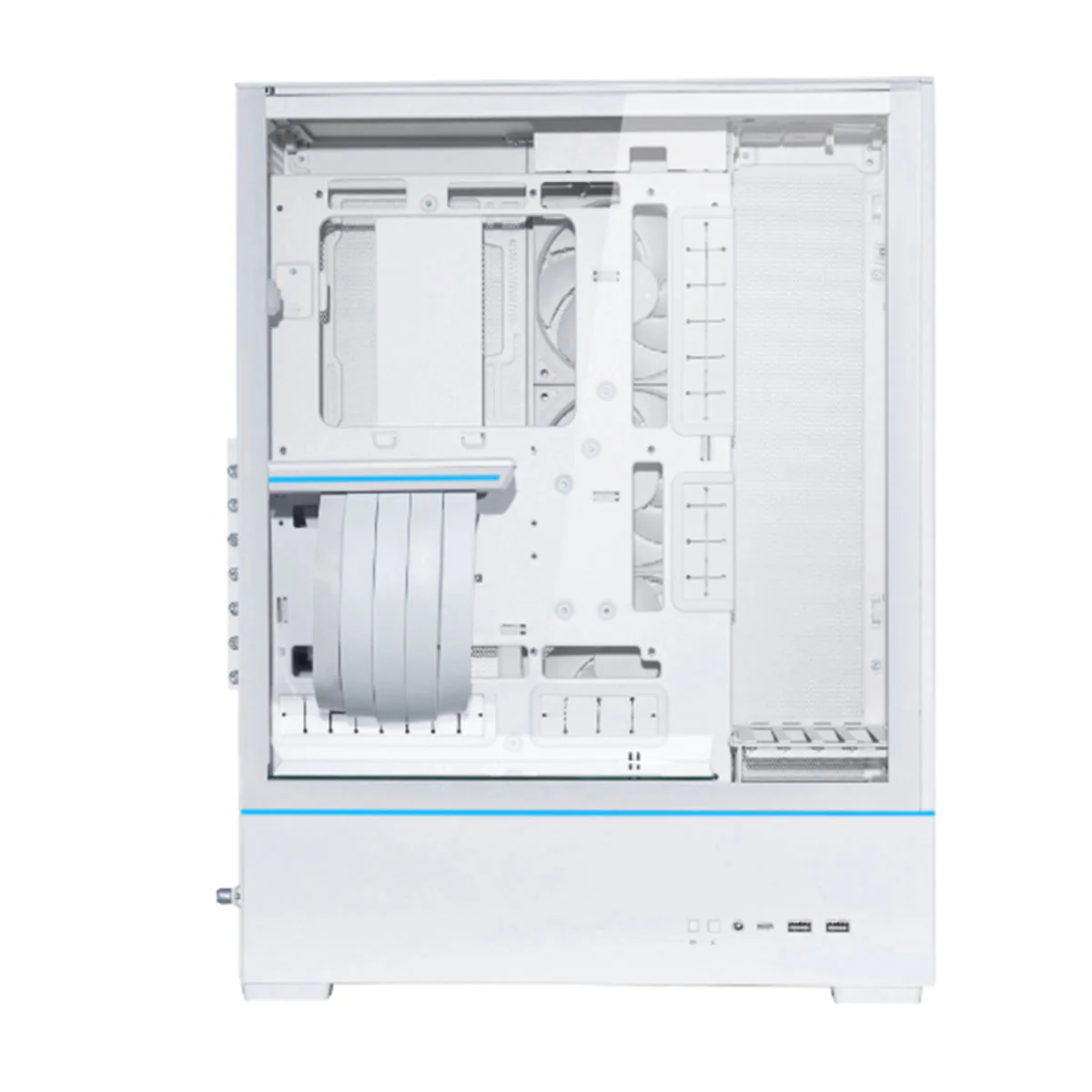 Lian Li SUP01 4.0mm Tempered Glass Small Tower Case (Black, White) - Image 4
